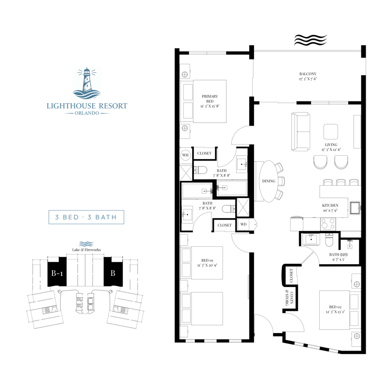 Unit B Floor Plan