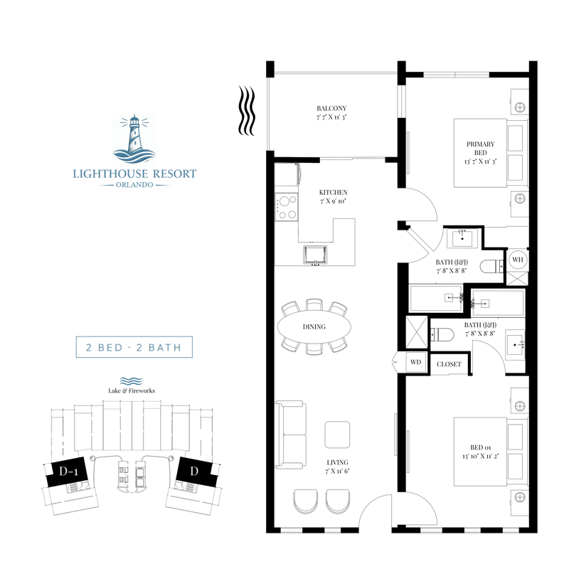 Unit D Floor Plan