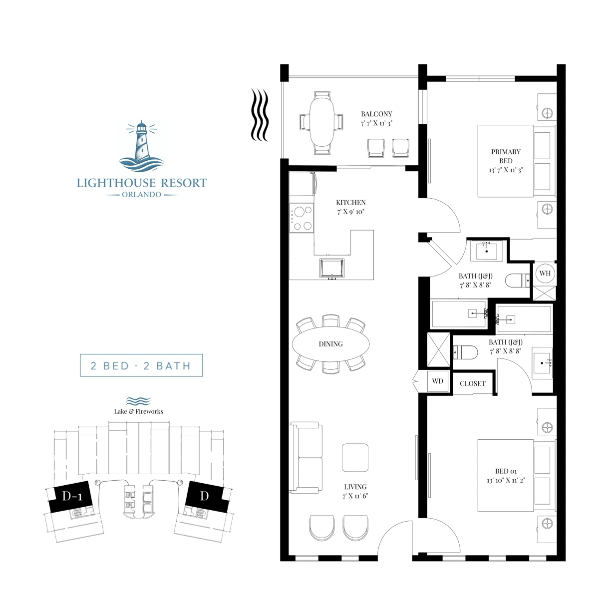 Unit D Floor Plan